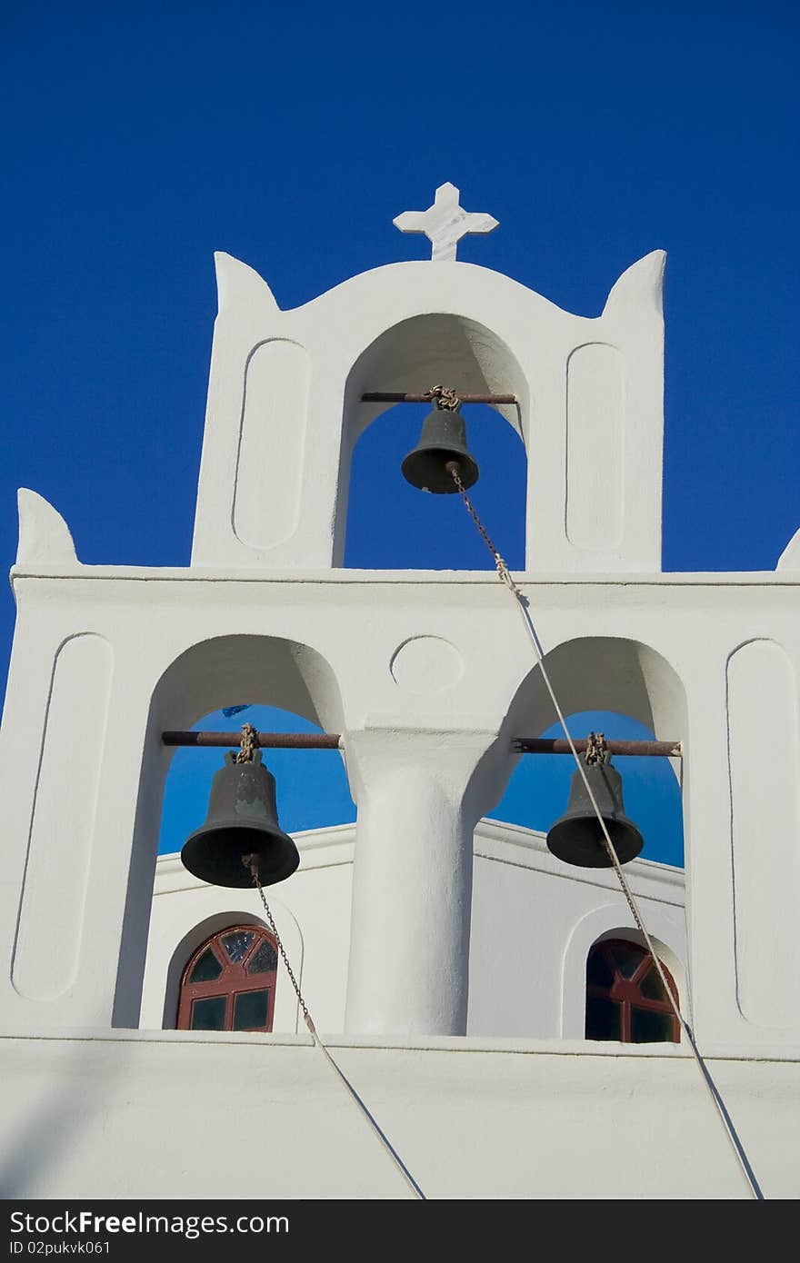 A church in santorini, a greek island