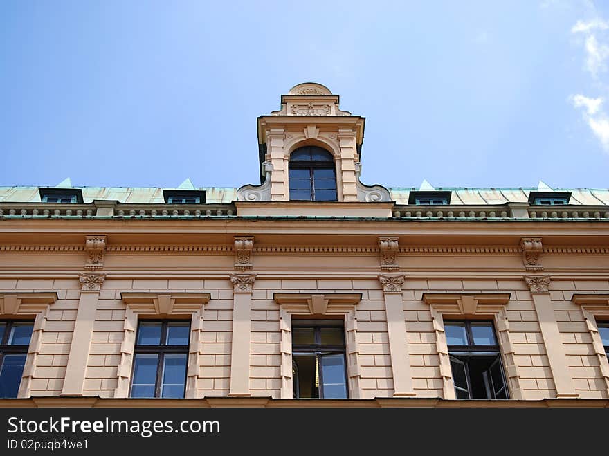 House on the old city in Cracow