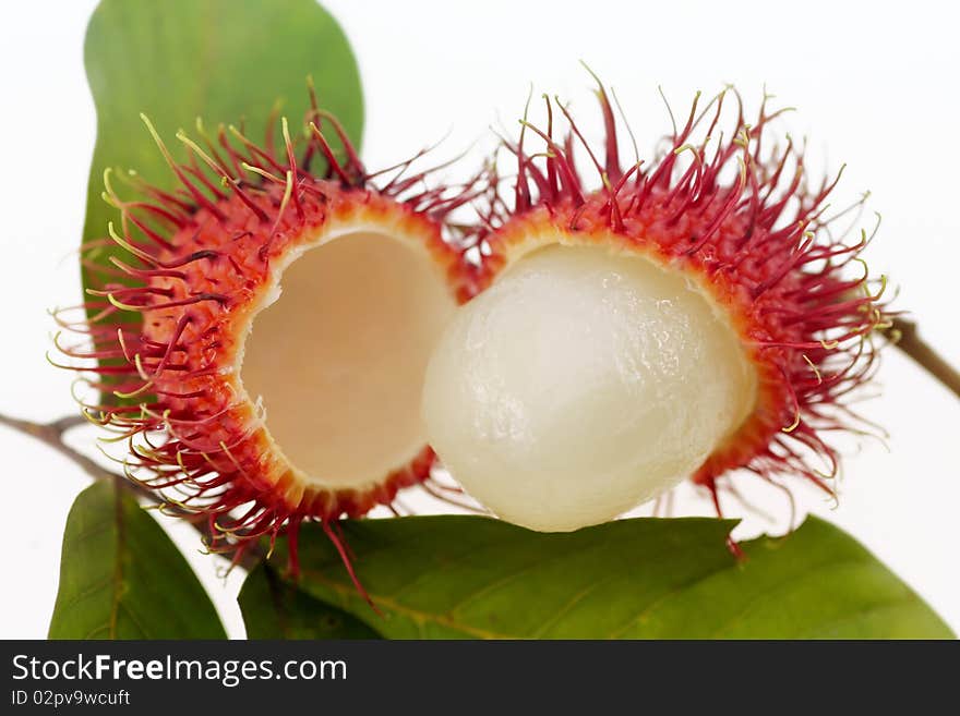 Rambutan fresh of asian fruit. Rambutan fresh of asian fruit