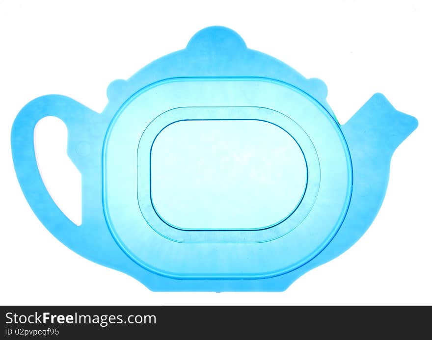 Blue teapot