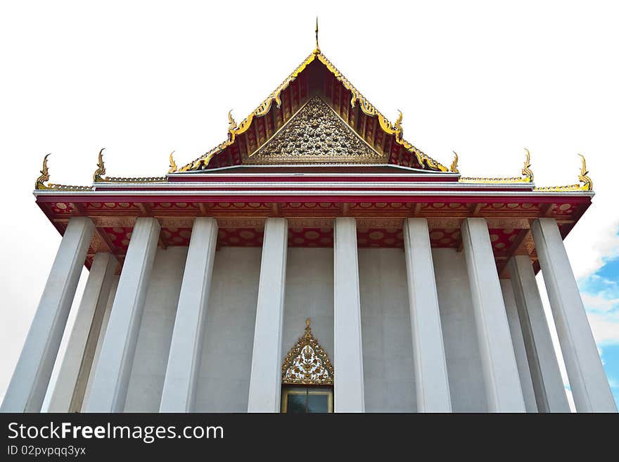 Wat Saket Ratcha Wora Maha Wihan (Thai: วัดสระเกศราชวรมหาวิหาร, usually short Wat Saket) is a Buddhist temple (Wat) in Pom Prap Sattru Phai district, Bangkok, Thailand. The temple dates back to Ayutthaya era, when it was called Wat Sakae. King Rama I renovated the temple and renamed it to Wat Saket. Wat Saket Ratcha Wora Maha Wihan (Thai: วัดสระเกศราชวรมหาวิหาร, usually short Wat Saket) is a Buddhist temple (Wat) in Pom Prap Sattru Phai district, Bangkok, Thailand. The temple dates back to Ayutthaya era, when it was called Wat Sakae. King Rama I renovated the temple and renamed it to Wat Saket.