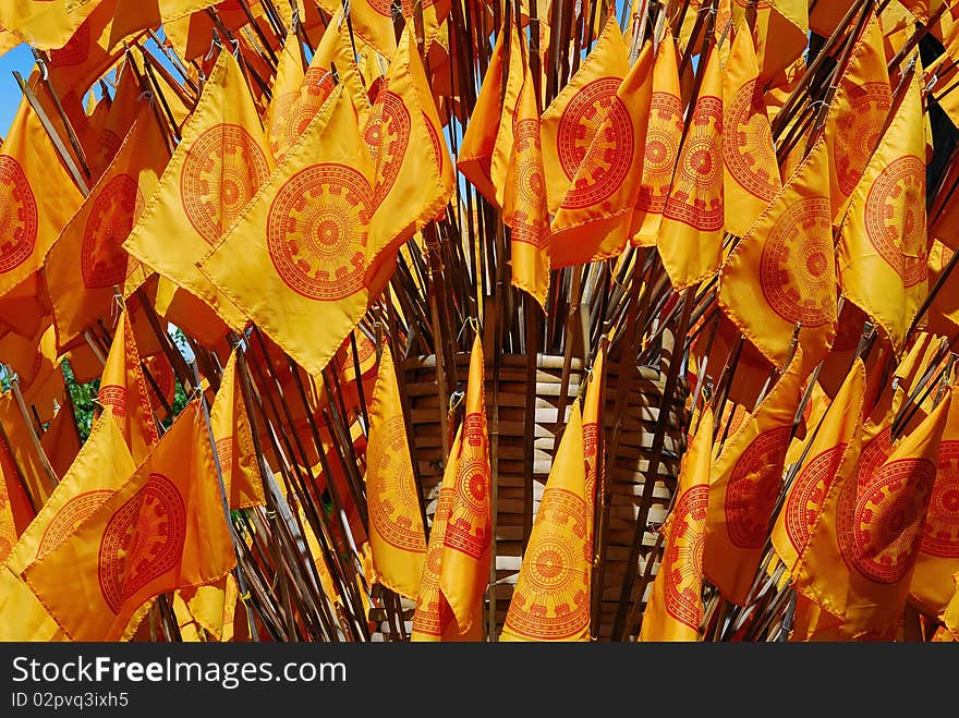 Buddhist flags