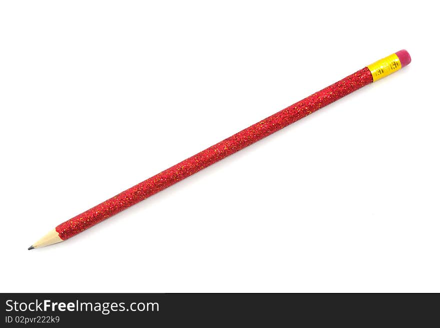 Pencil isolated on the white background