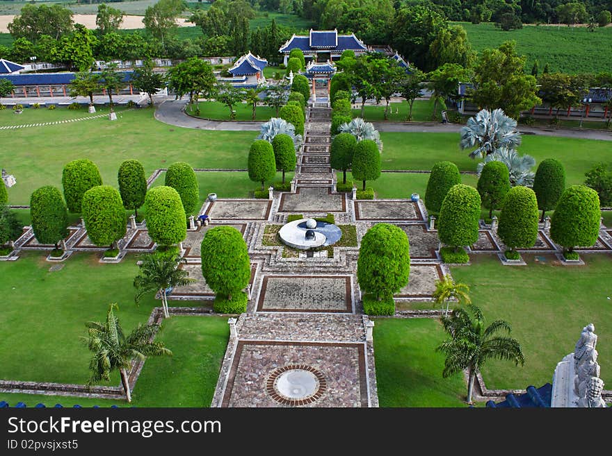 China Architecture With Garden