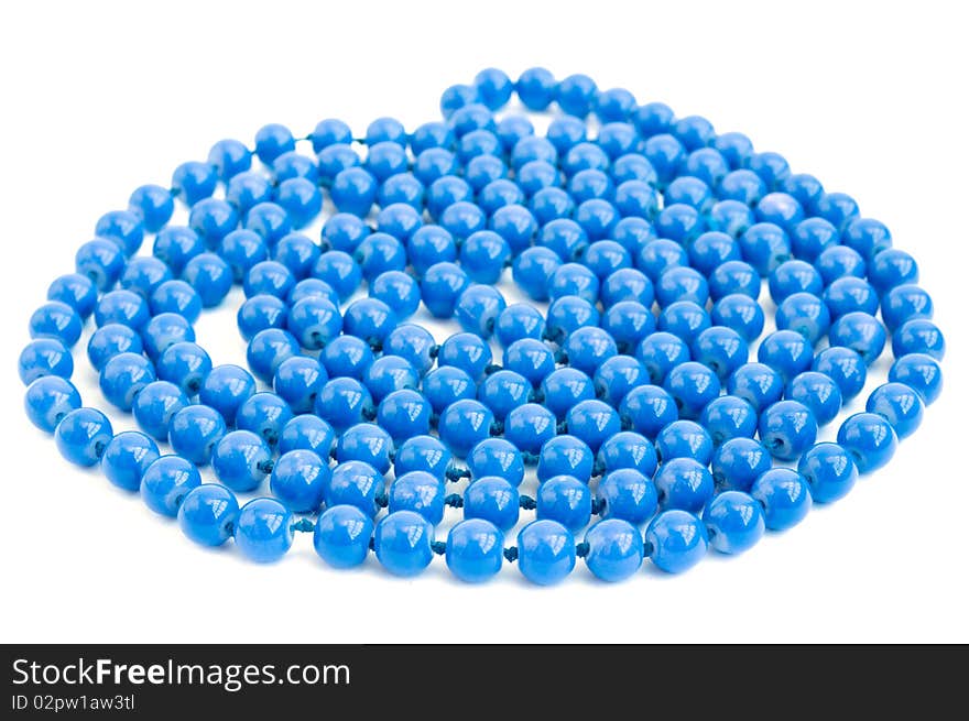 Blue beads