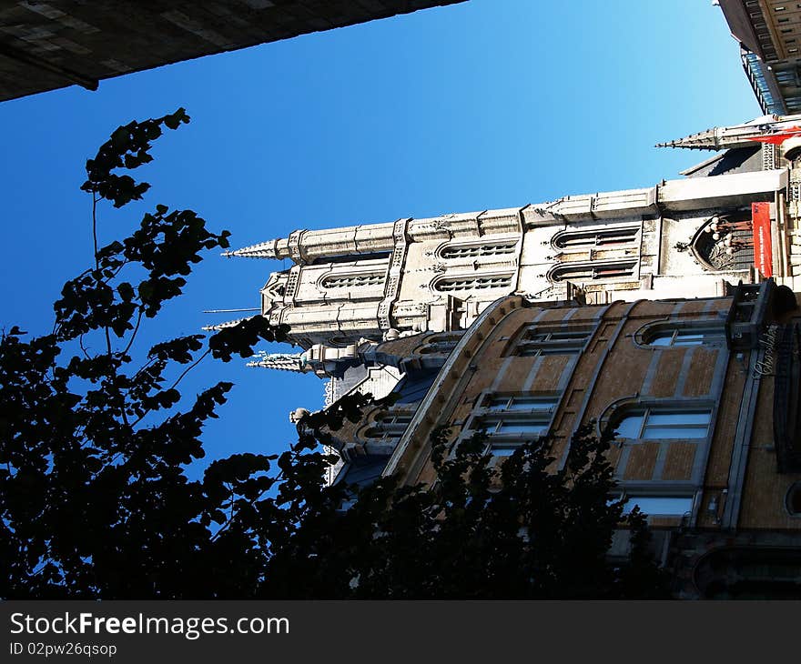 Picture of Ghent, Belgium in a sunny day. Picture of Ghent, Belgium in a sunny day