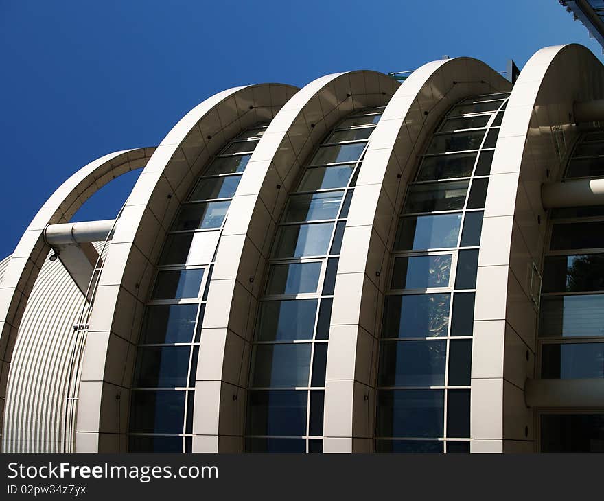 Picture of Ghent, Library, Belgium in a sunny day. Picture of Ghent, Library, Belgium in a sunny day