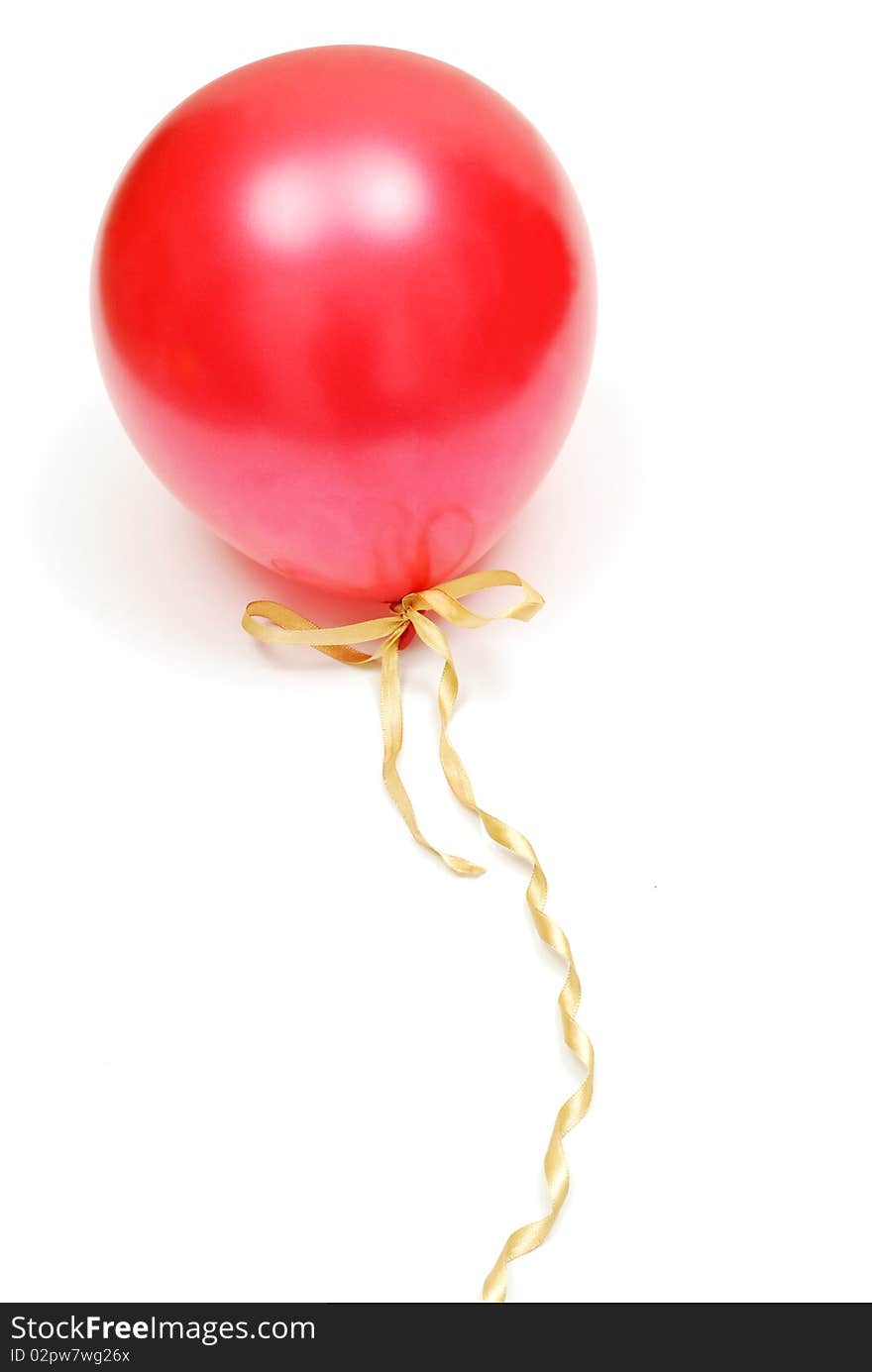 Balloon on the white background