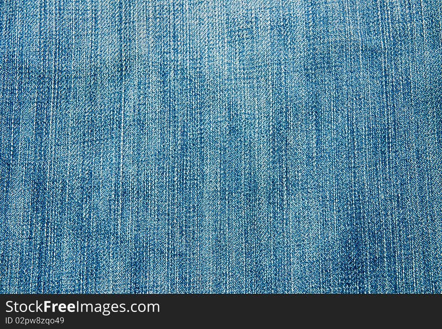 Highly detailed blue jean texture