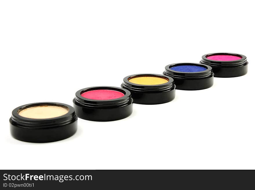 A few color of eye shadow