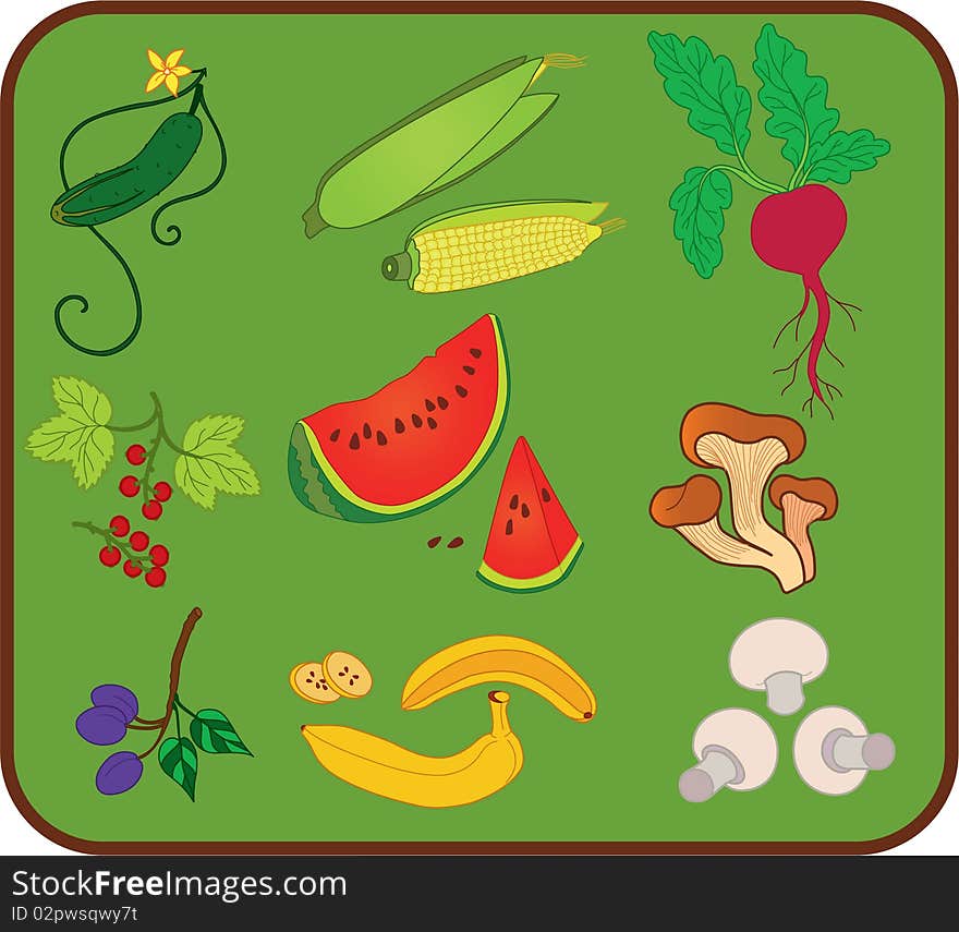 Vegetables And Fruits