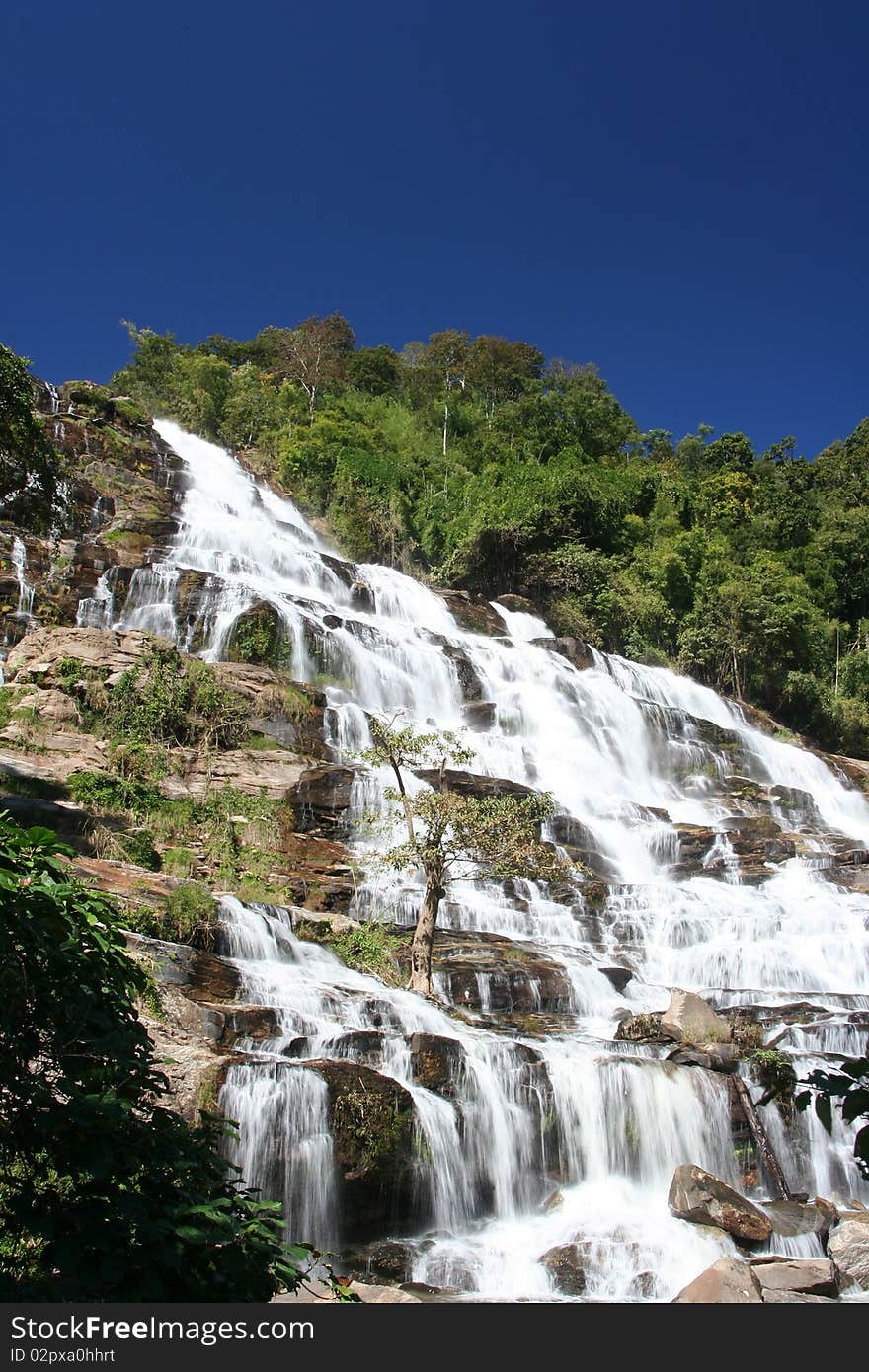 Waterfall in the nation park