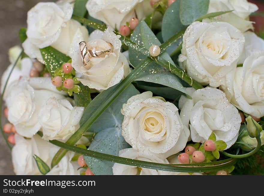 Bouquet And Rings