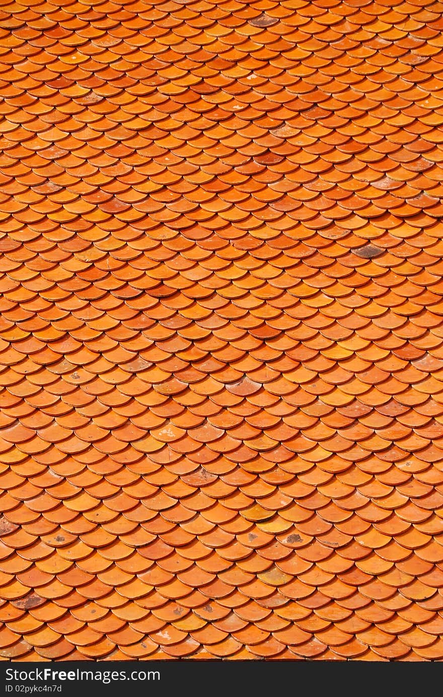 Clay roof tile