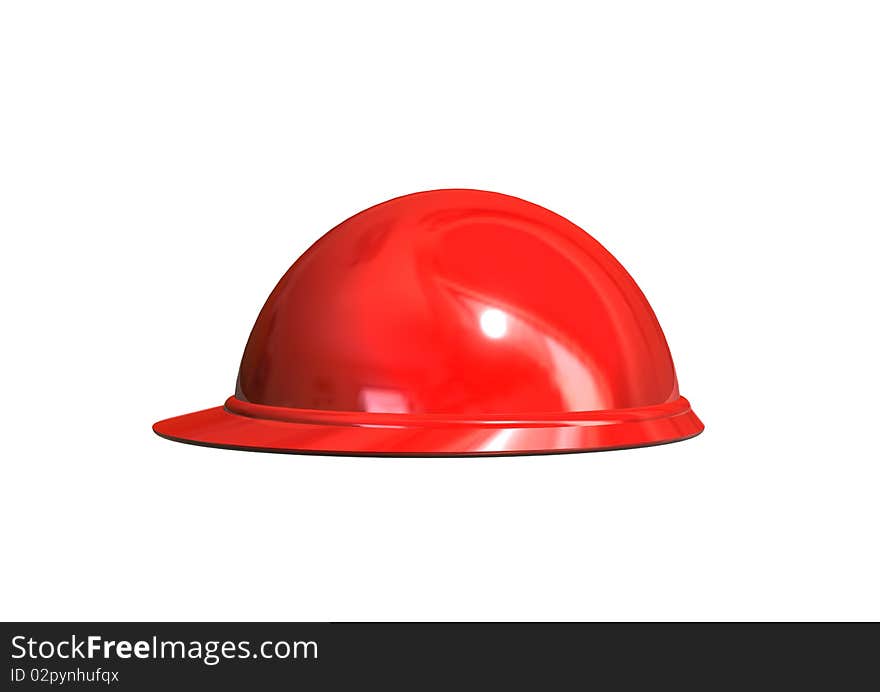 3d image of a safety helmet