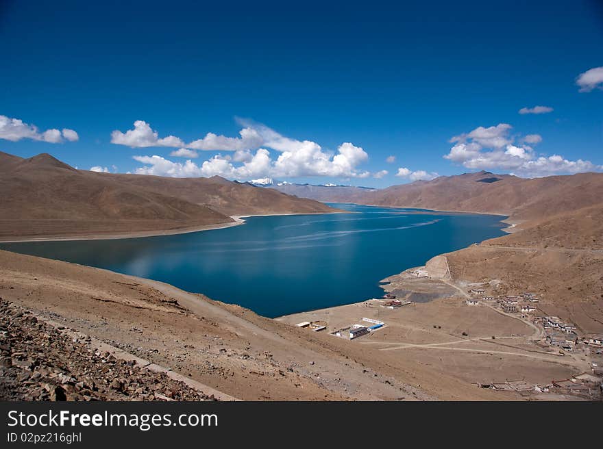 Lake in tibet, China