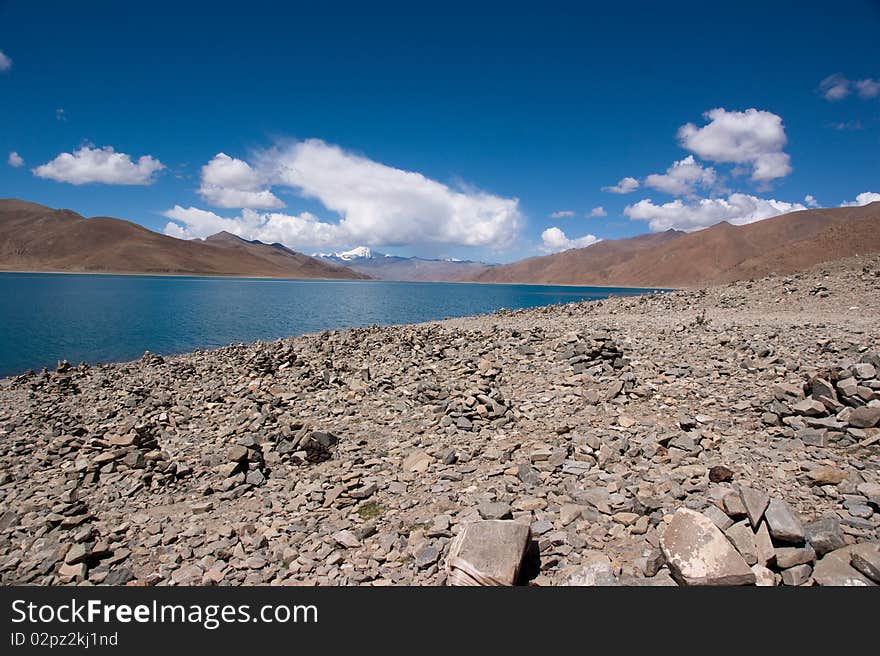 Lake in tibet, China