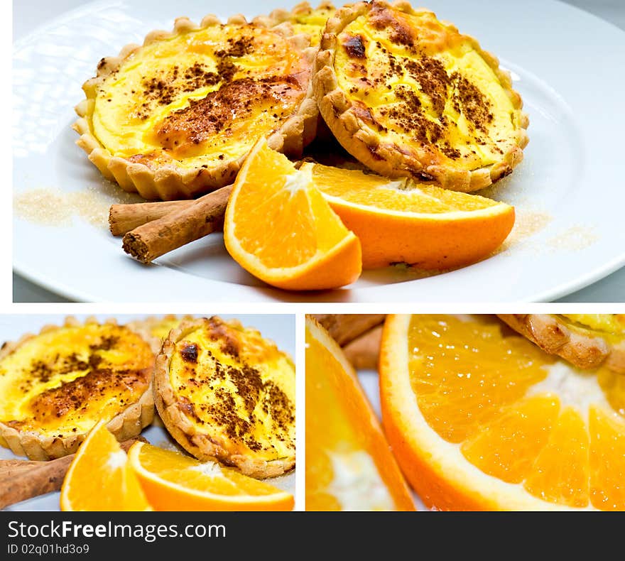 Saffron tarts