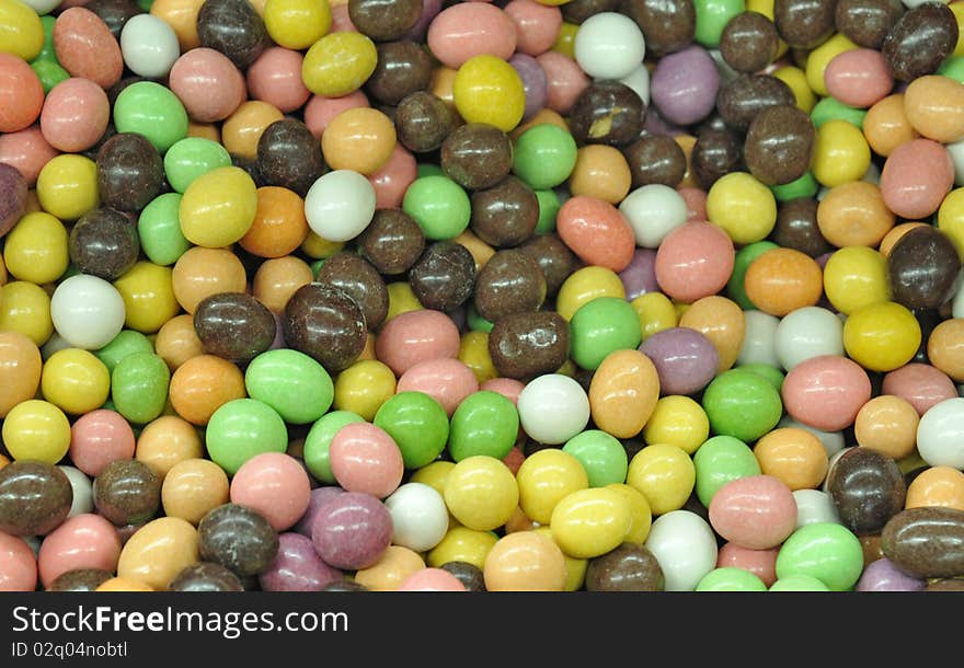 Close-up pile Candy Rainbow Color. Close-up pile Candy Rainbow Color