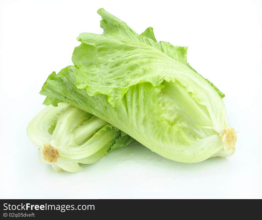 Two bouquet of fresh lettuces