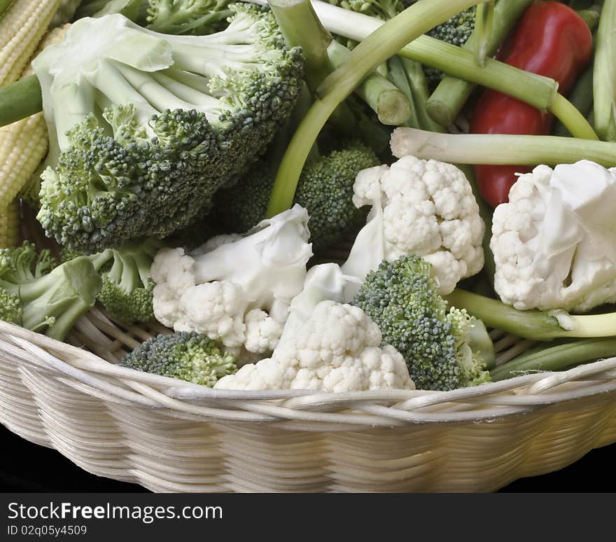 Vegetables In Basket