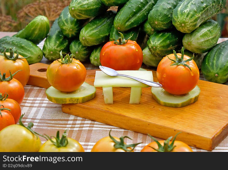 Vegetables dinner party