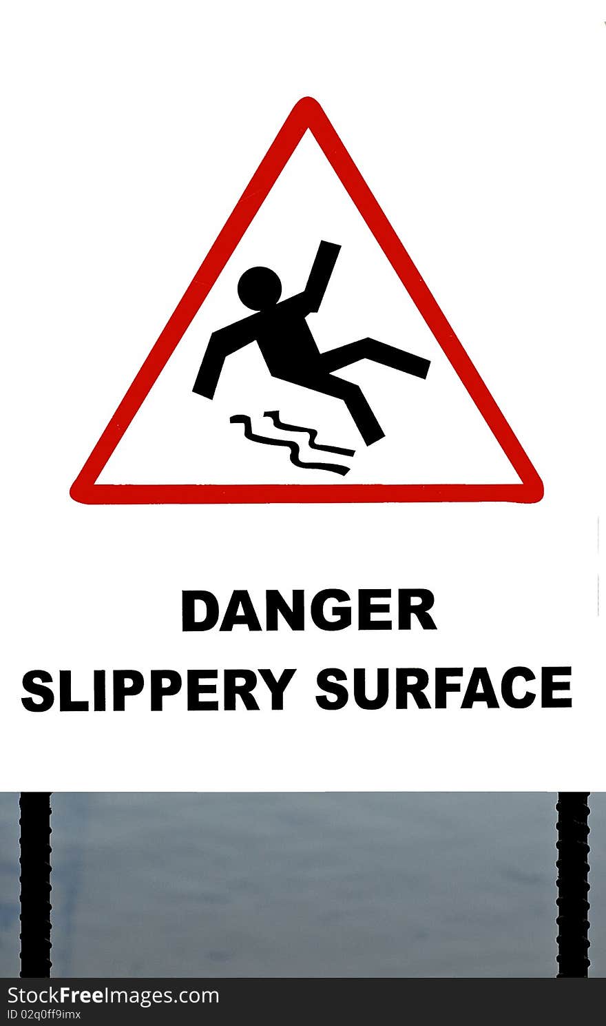 Slippery Surface Warning Sign