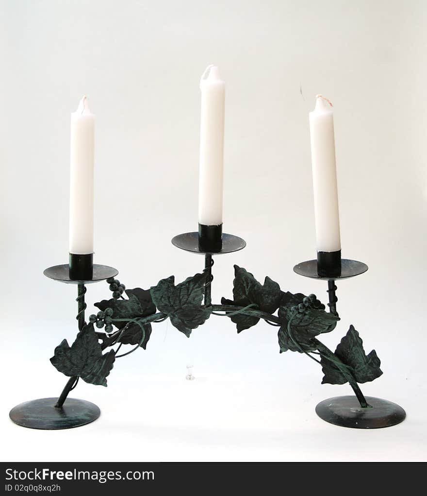 The Candlestick With Three Candles