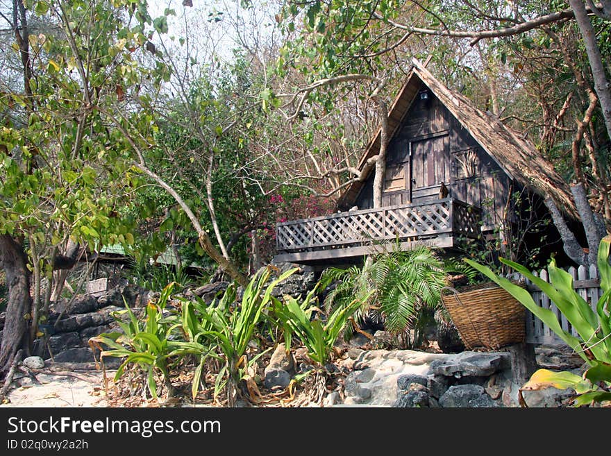 Beach Bungalow in Tropical Thailand