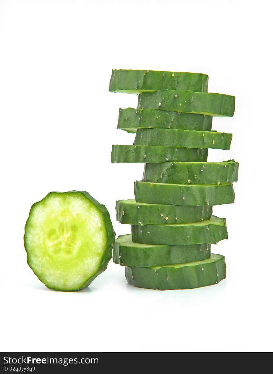 Cucumber slices