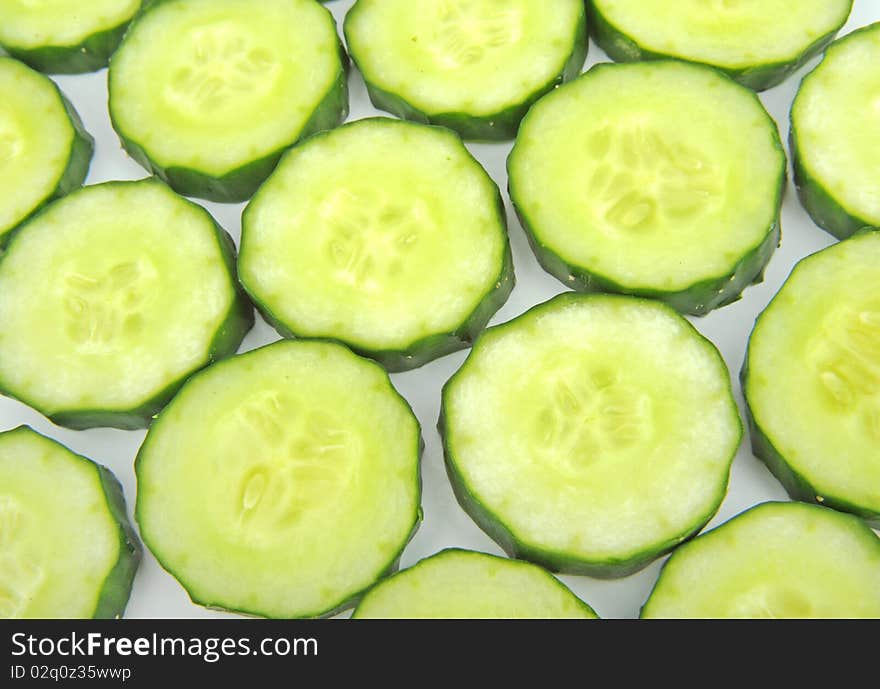 Cucumbers slice