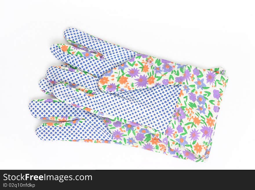 Garden Gloves isolated on a white background