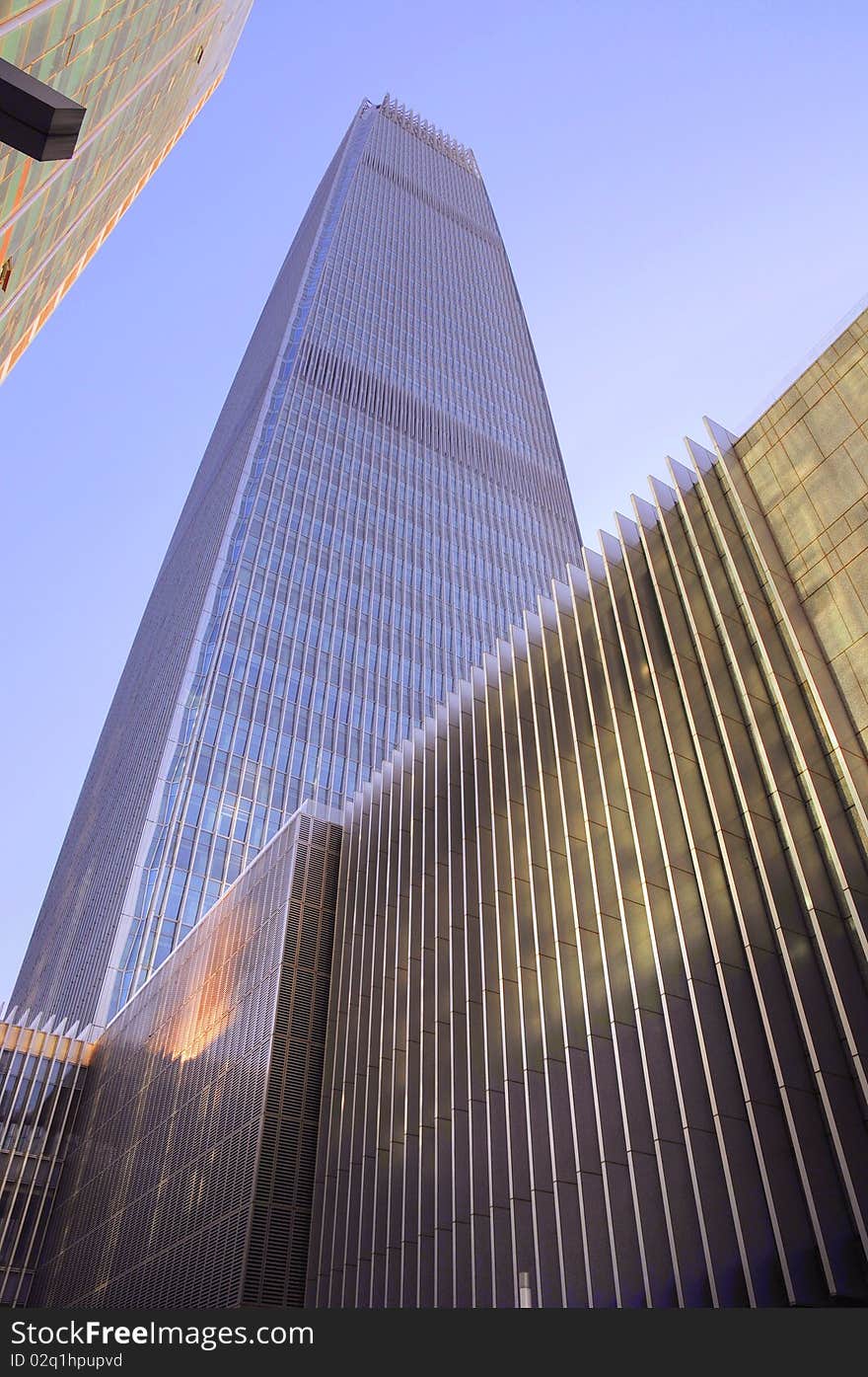 Skyscraper Of Beijing Business Center