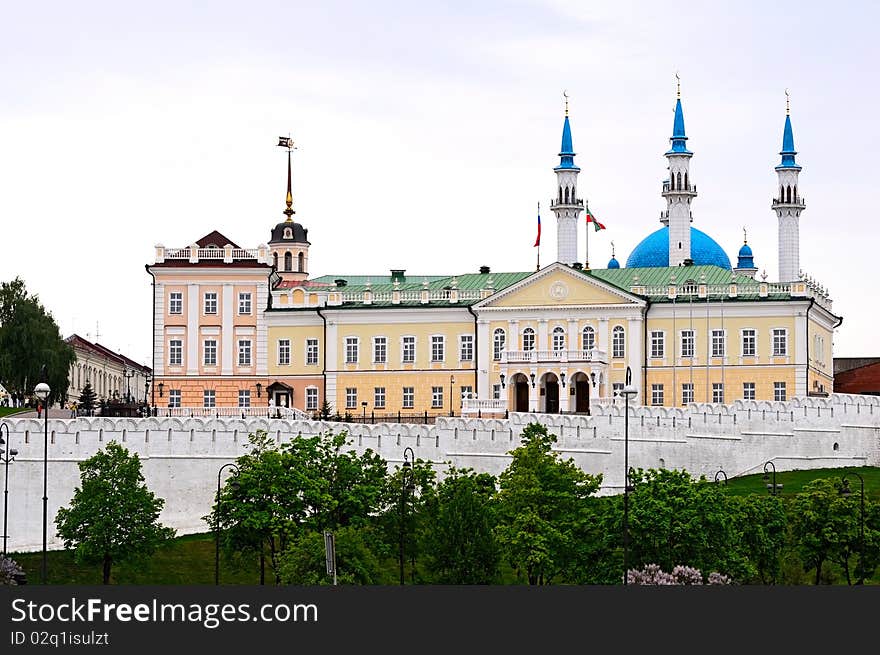 The view of Kazan Kremlin, Tatarstan, Russia