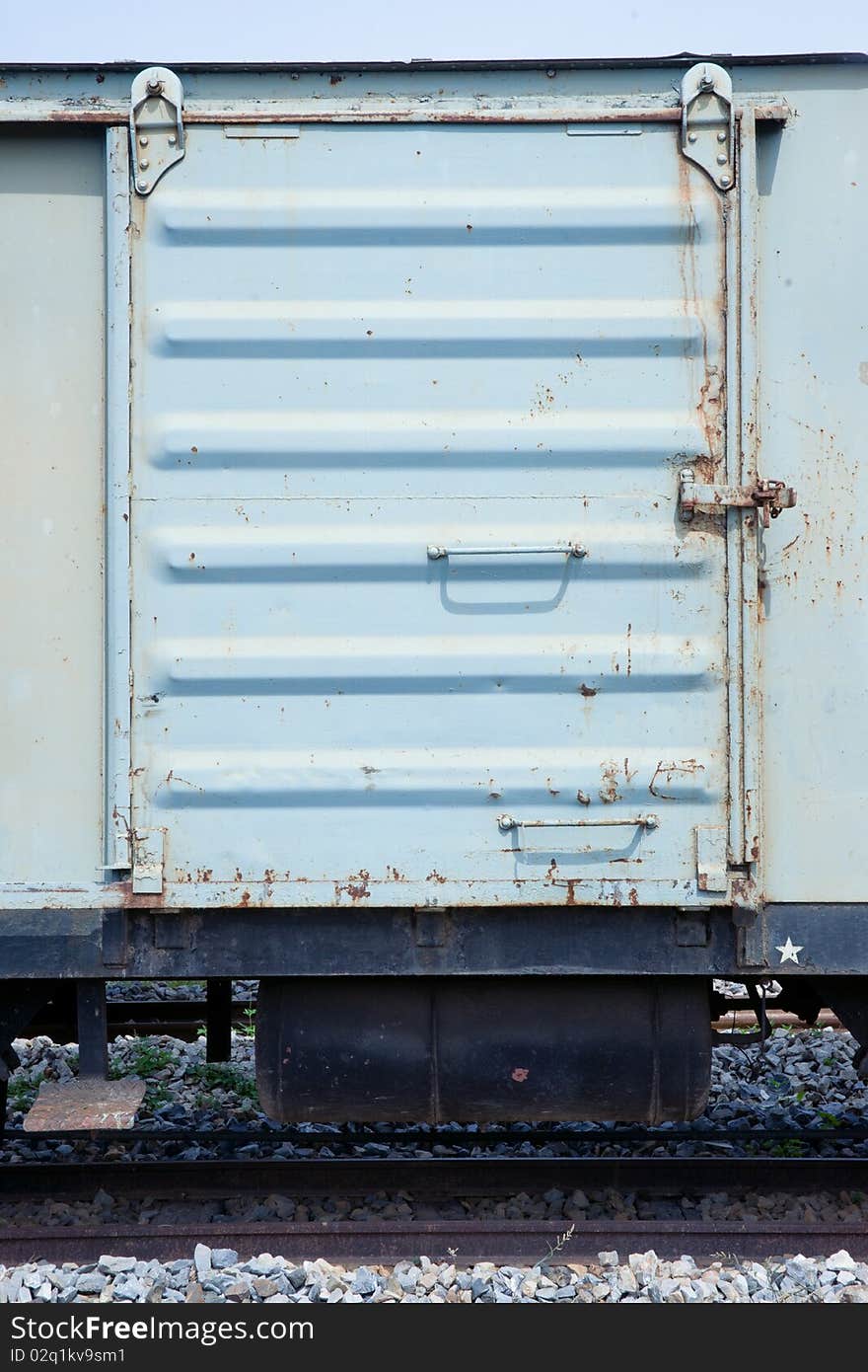 Train Door Closed With Tank Of Railway Products