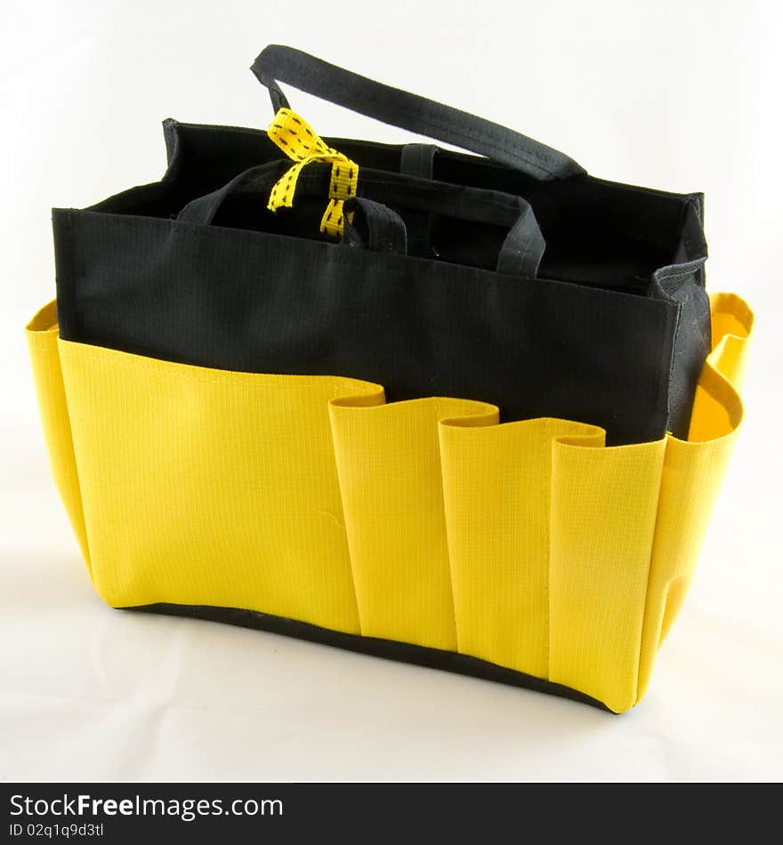 Yellow organizer bag