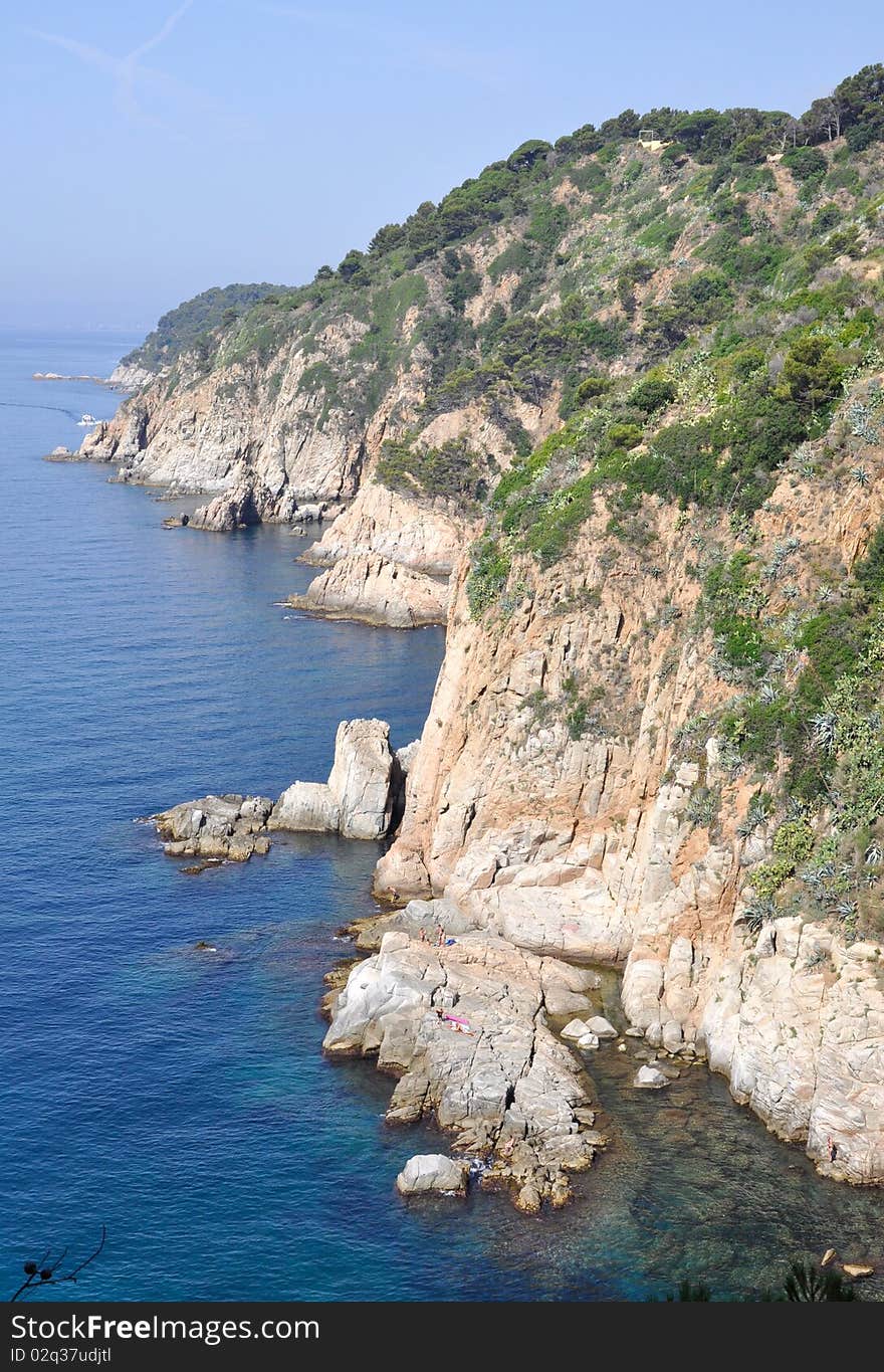 Tossa de Mar coast, Spain