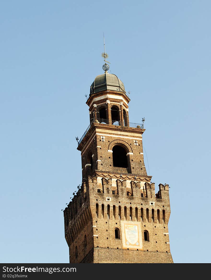 Tower of Castle Sforzesco, Milano