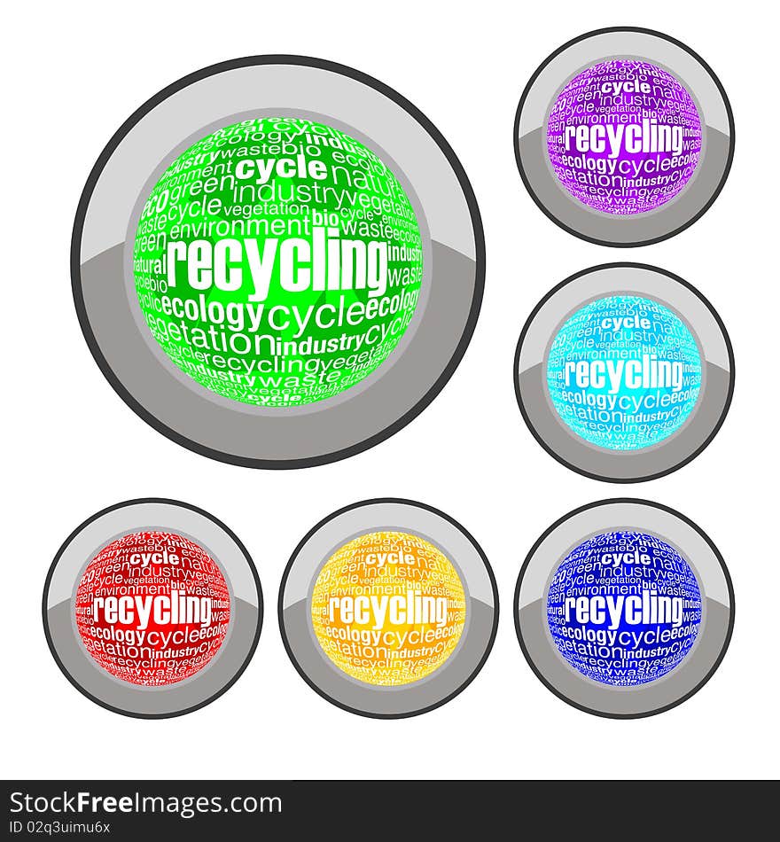 Recycling button