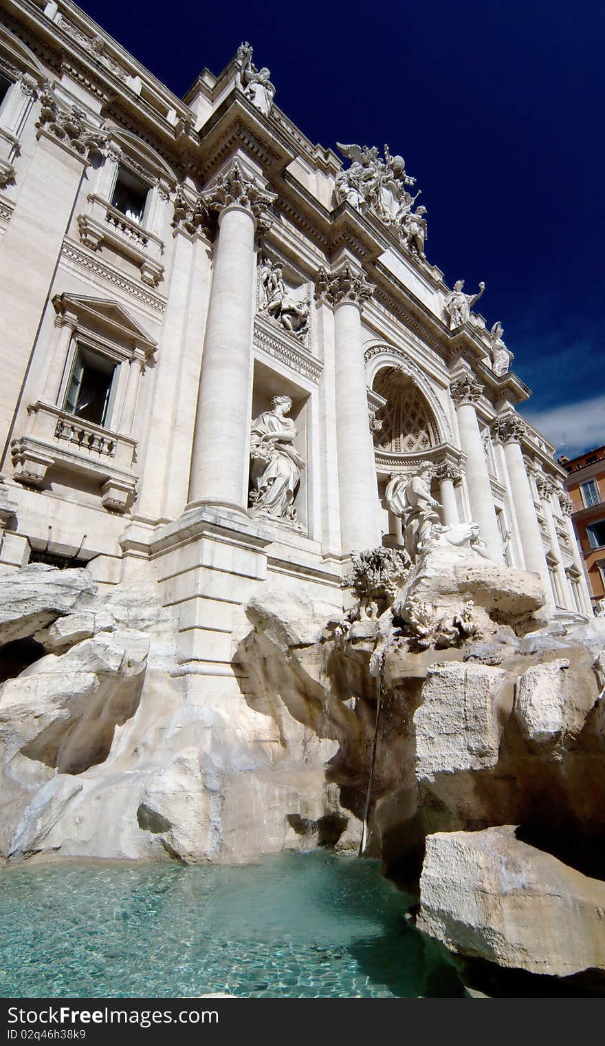 Trevi Fountain in Rome, Italy