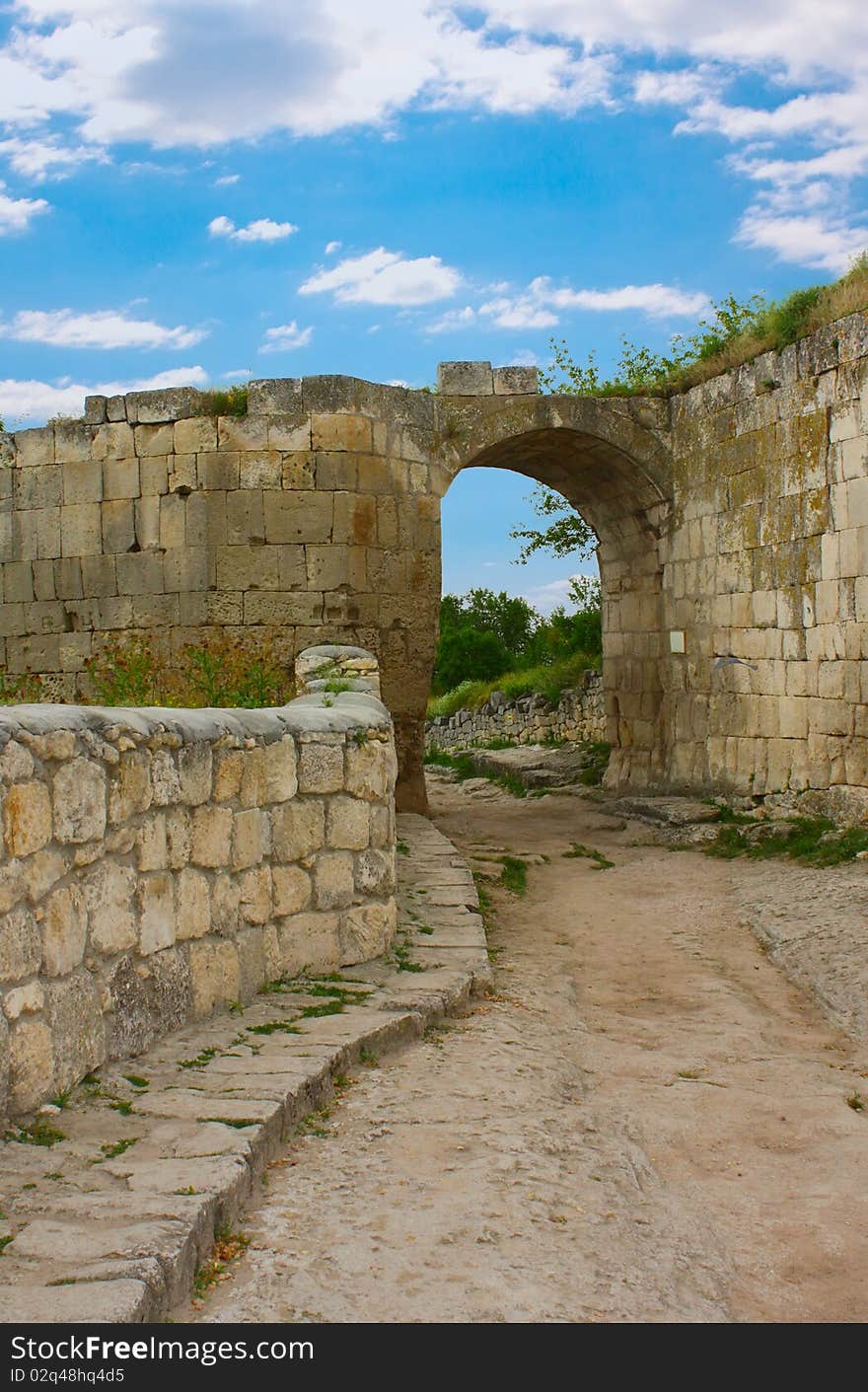 The Street Of The Medieval Fortress