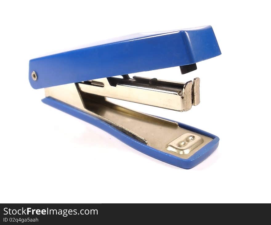 Blue stapler