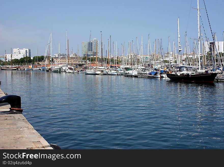 Marina in Barcelona