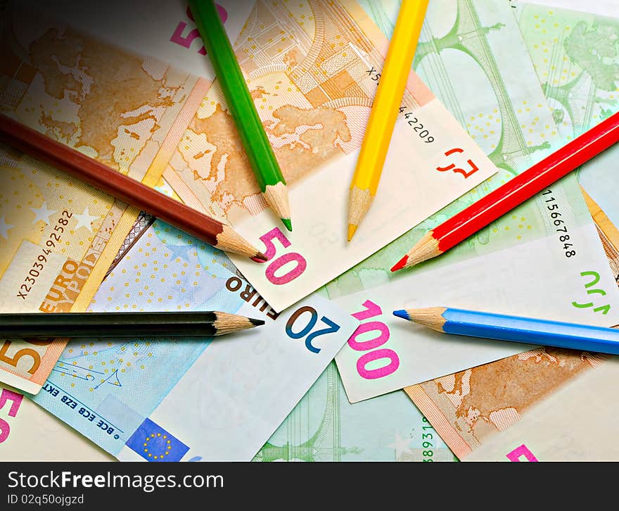 Pencils and euro