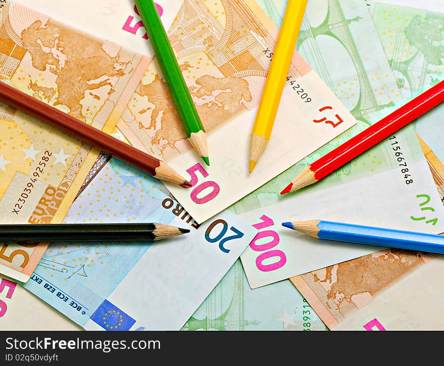 Pencils and euro