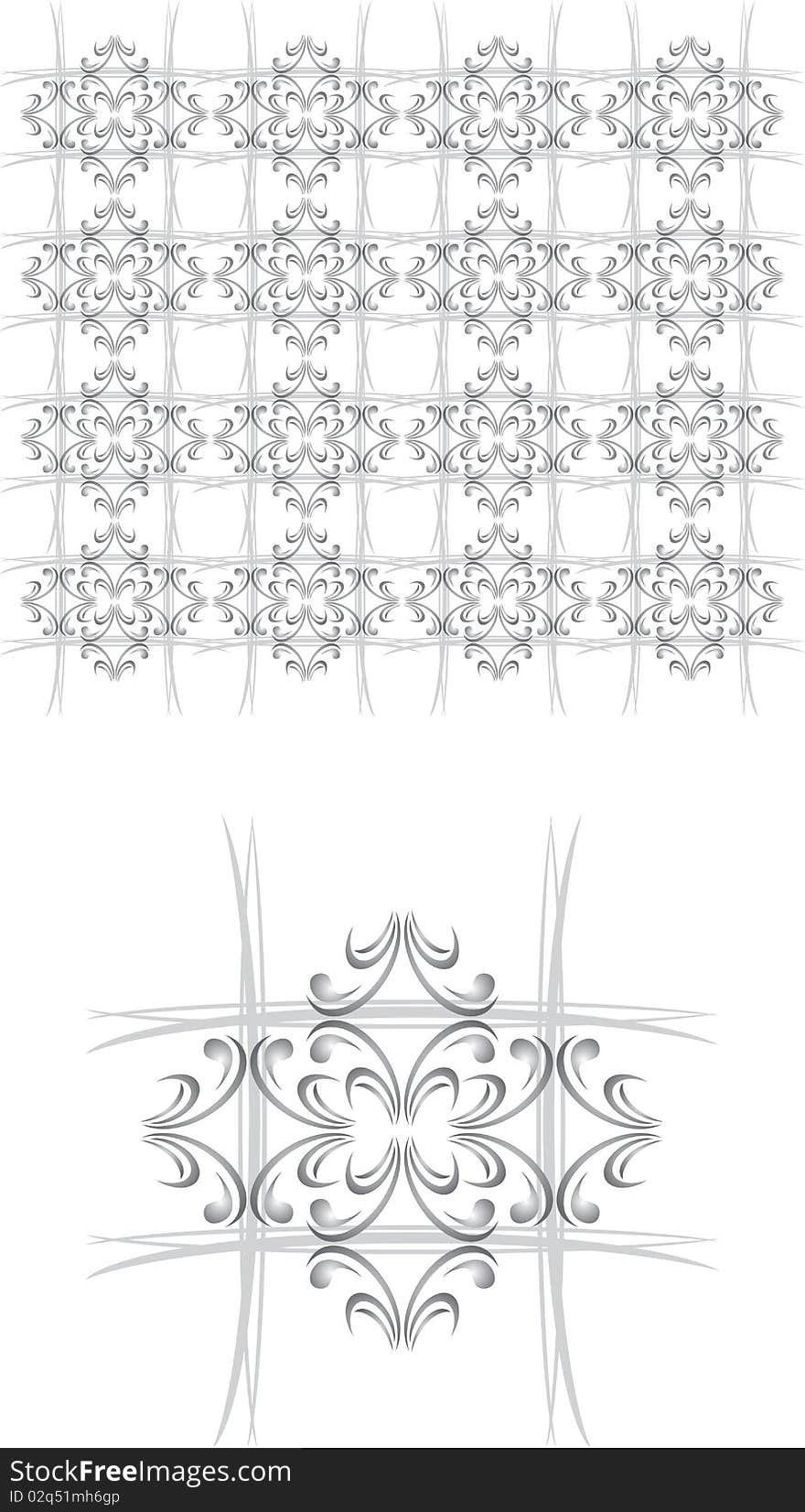 Ornament for decorative background