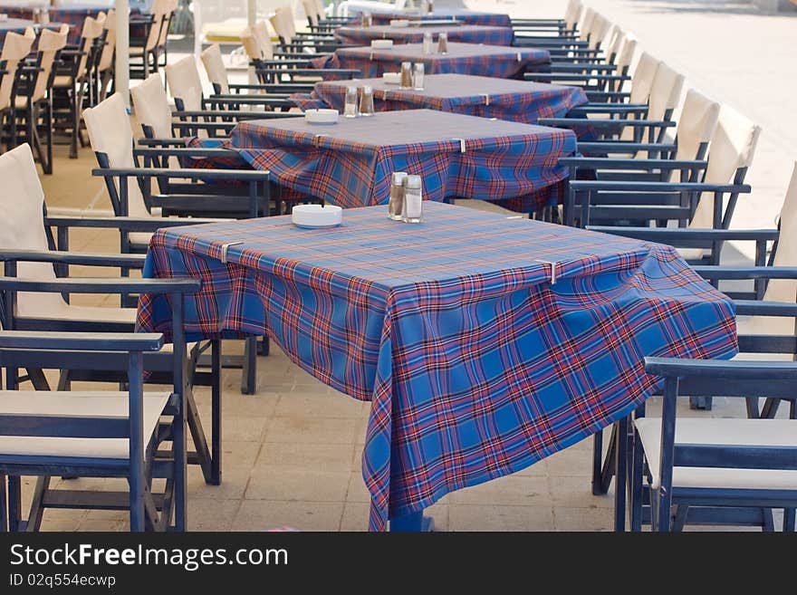 Tables and chair in a bar/Restaurant . Tables and chair in a bar/Restaurant