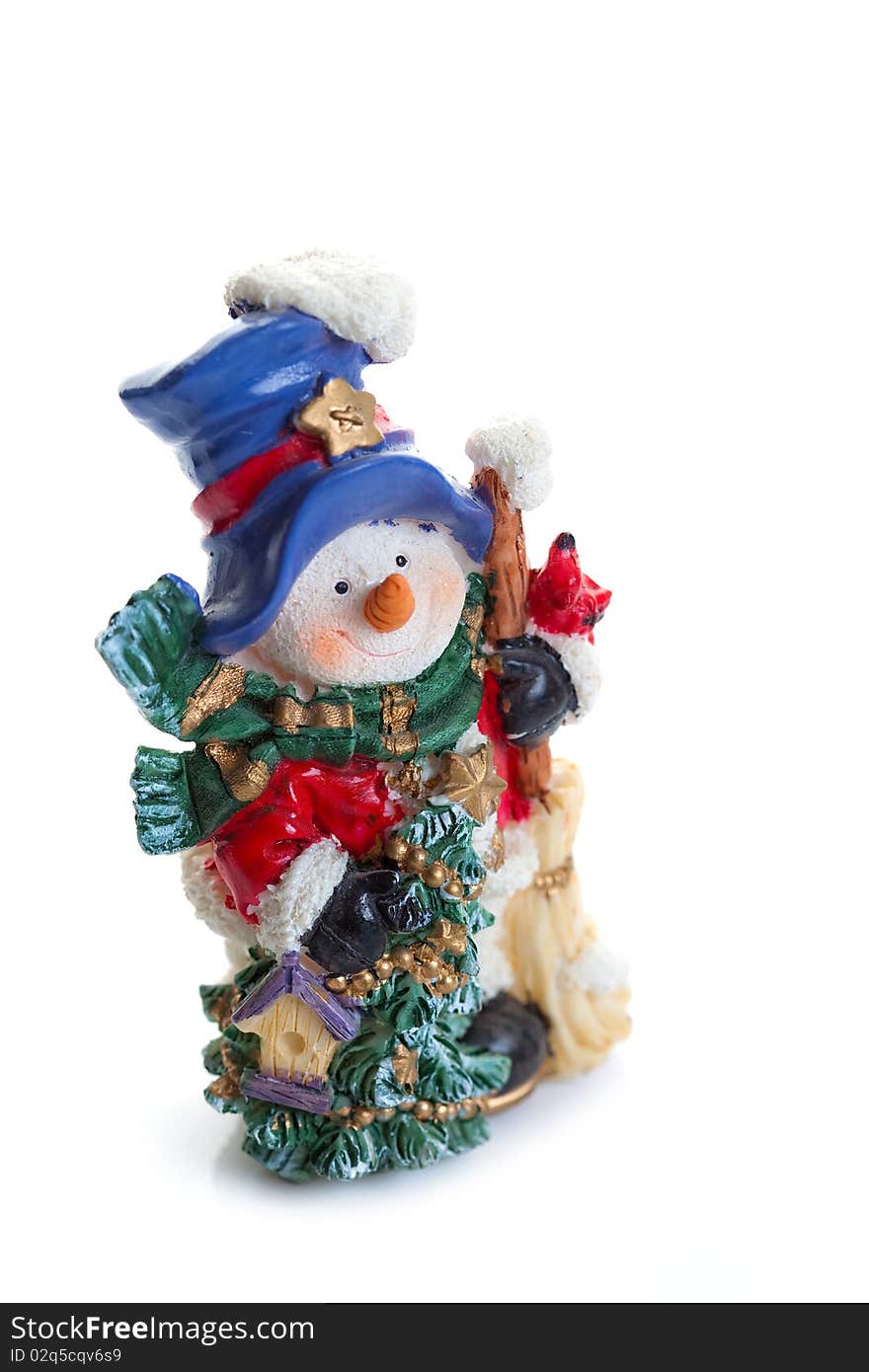 Ceramic snowman