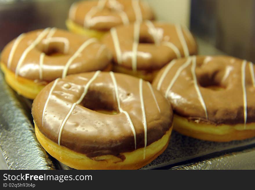 Doughnut with Chocolate top