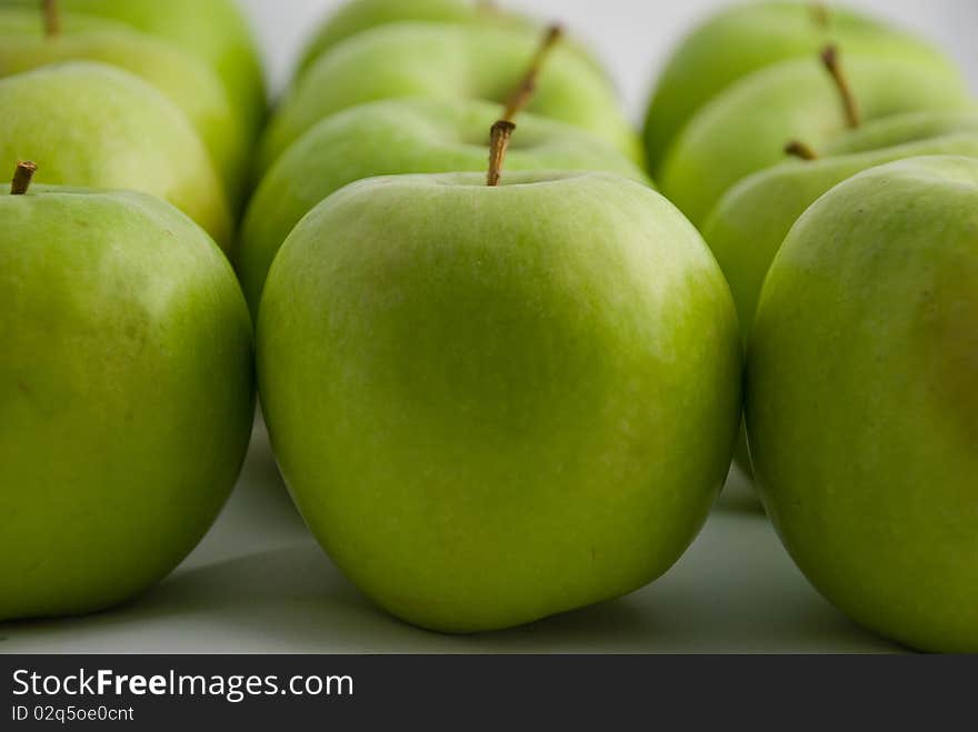 Green apples